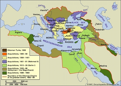 Рост 
Османской империи